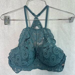 victoria secret Halter Push-up Lace Bra Small